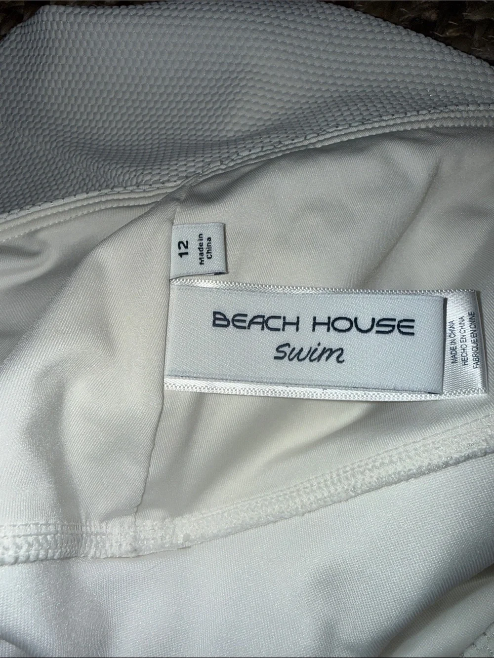 Beach House White Skater Skirt Tankini